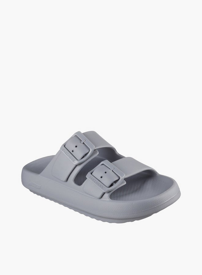 SKECHERS Men Buckle Accent Slides - Image 3